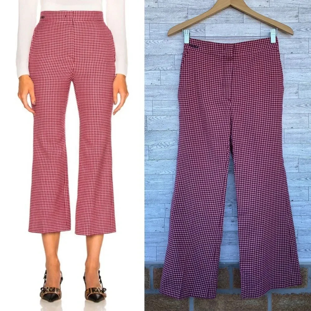 FENDI
Houndstooth Virgin Wool Pants In jelly size 36/4